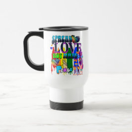 Caneca Térmica Espalhe Amor Não Ódio | Orgulho LGBTQI+