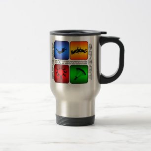 Caneca Térmica Espectacular Salto de Paraquedas