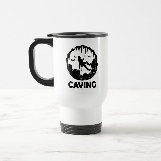 Caneca Térmica Espeleologia Da Caverna (Esquerda)