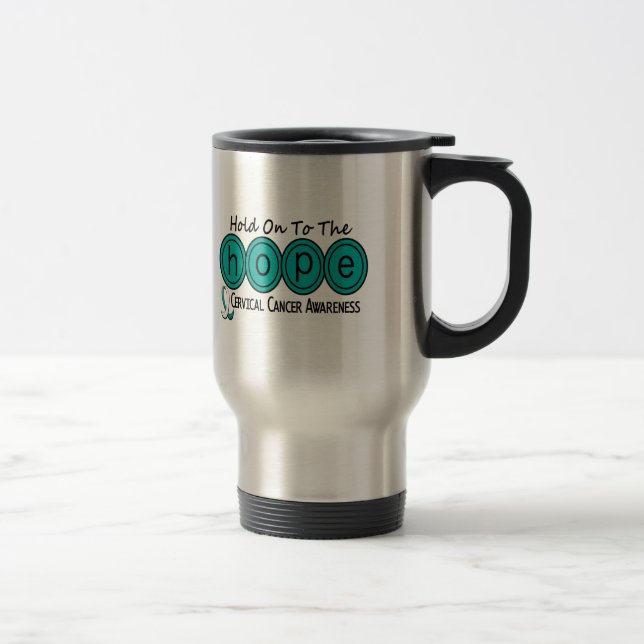 Caneca Térmica ESPERANÇA 6 do cancro do colo do útero (Direita)