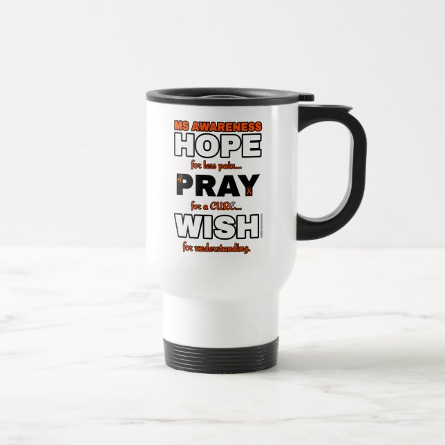 Caneca Térmica Esperança Reza Desejo...Caneca de Viagem MS (Direita)