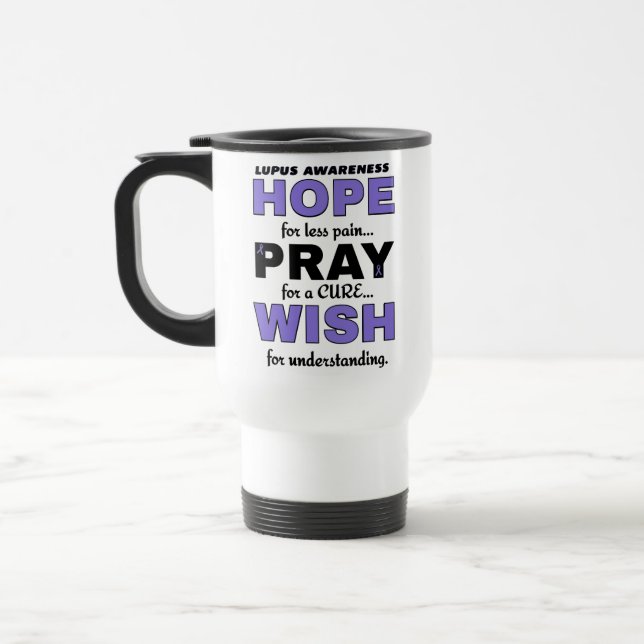 Caneca Térmica Espero Rezar Desejo... Lupus (Esquerda)