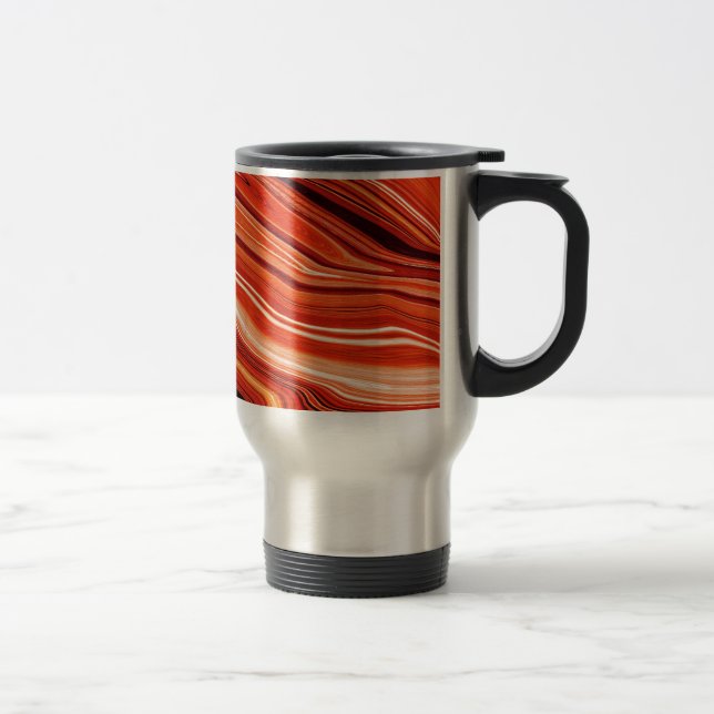 Caneca Térmica espirais de tinta de lava (Direita)