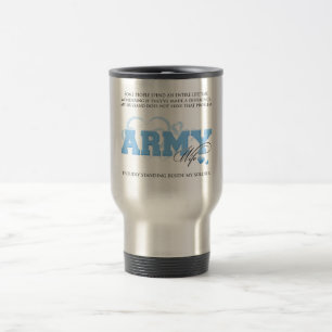 Caneca Térmica Esposa orgulhosa do EXÉRCITO