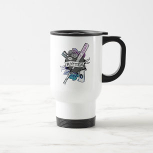 Caneca Térmica Esquadrão Suicida   Harley Quinn "Rotten" Tatuagem