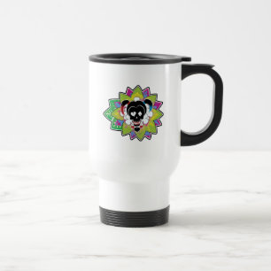 Caneca Térmica Esquadrão Suicida Harley Quinn Skull Tattoo Art