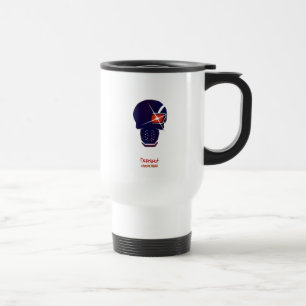 Caneca Térmica Esquadrão Suicida   Ícone de cabeça morto