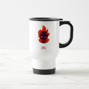 Caneca Térmica Esquadrão Suicida   Ícone Diablo Head