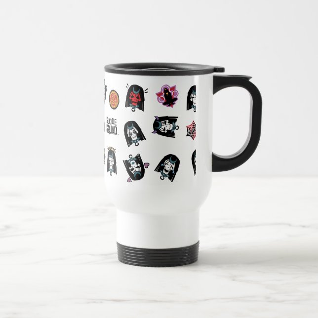 Caneca Térmica Esquadrão Suicida | Padrão Enchantress Emoji (Direita)