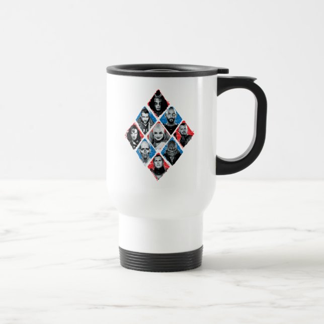 Caneca Térmica Esquadrão Suicida | Task Force X Verificada Diaman (Direita)