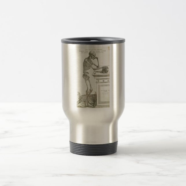 Caneca Térmica Esqueleto de Andreas Vesalius da anatomia do (Centro)