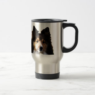 Caneca Térmica Esquema de pintura de Sheltie Dog