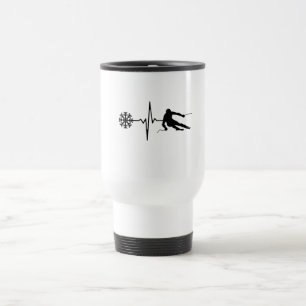 Caneca Térmica Esqui - Presente Skiing Heartbeat Skier