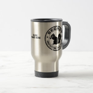 Caneca Térmica Esquilo Secreto "Protegendo seus Loucos" Personali