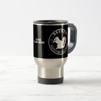 Caneca Térmica Esquilo secreto protegendo seus Loucos personalizá