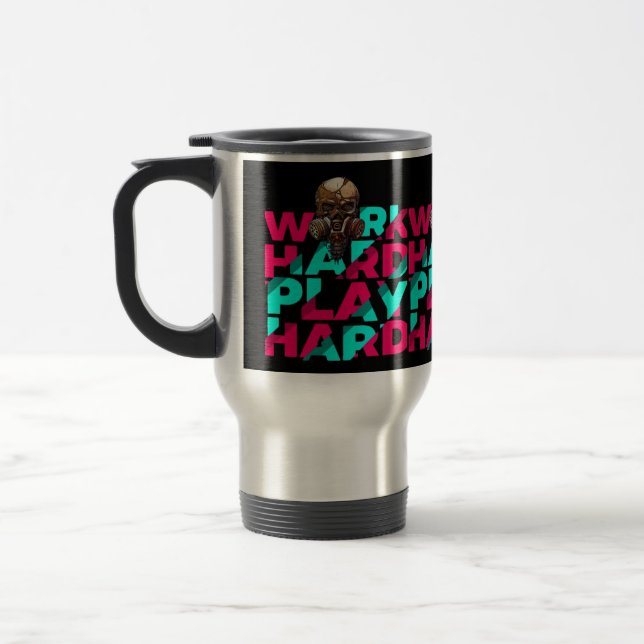 Caneca Térmica Essencial de Motivação do Duro de Reprodução do Du (Esquerda)