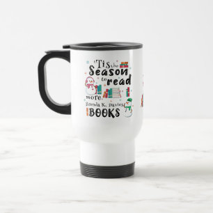 Caneca Térmica Esta é a estação para ler mais Brenda K Davies Boo