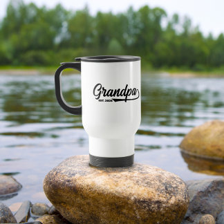 Caneca Térmica Estabelecido Novo Vô Est data Tipografia