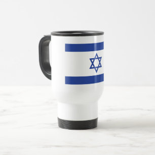 Caneca Térmica Estado de Israel Bandeira, Estrela do Judaísmo Dav