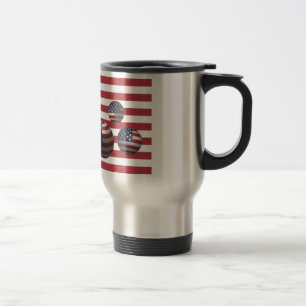 Caneca Térmica estados unidos de bandeira da américa