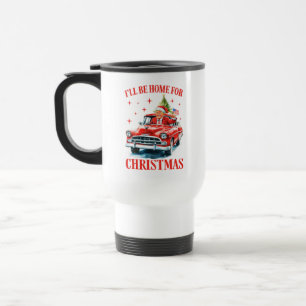 Caneca Térmica Estarei em casa no Natal