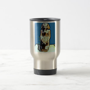 Caneca Térmica Estátua do egípcio dos desenhos animados