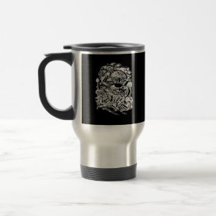 Caneca Térmica Estética Cottagecore Sapo Cogumelo Goblincore Cria
