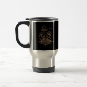 Caneca Térmica Estética Goblincore Cogumelos Fungos Cottagecore