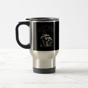 Caneca Térmica Estética Goblincore e Cottagecore Cogumelo Aconche