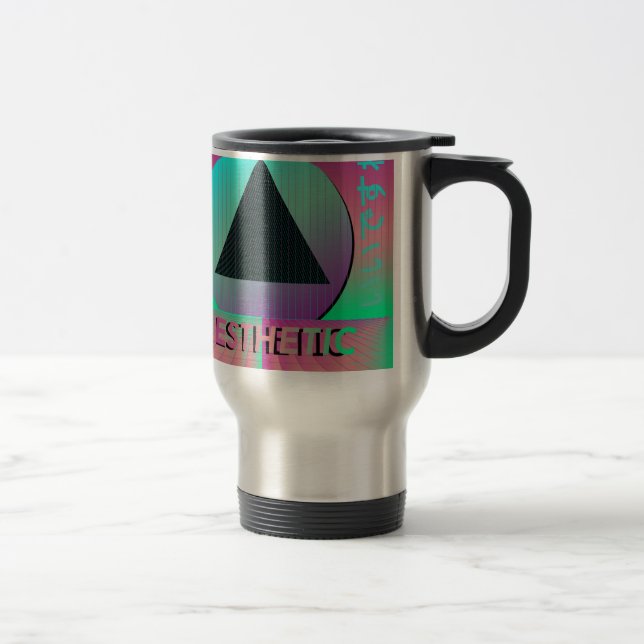 Caneca Térmica estética vaporwave (Direita)