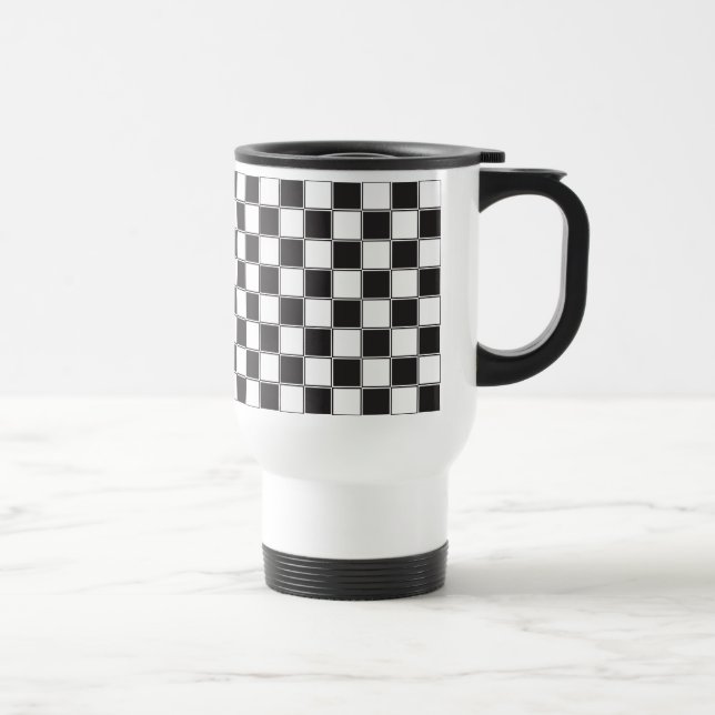 Caneca Térmica Estilo do conselho de xadrez (Direita)