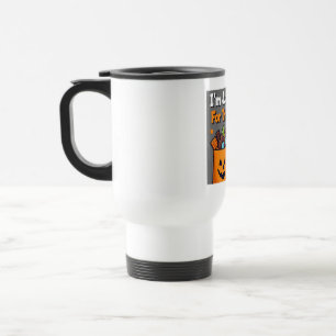 Caneca Térmica Estou Aqui Só Pelo Doce Cartão Engraçado de Hallow