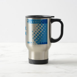 Caneca Térmica Estrela azul de meia-tona vírgula
