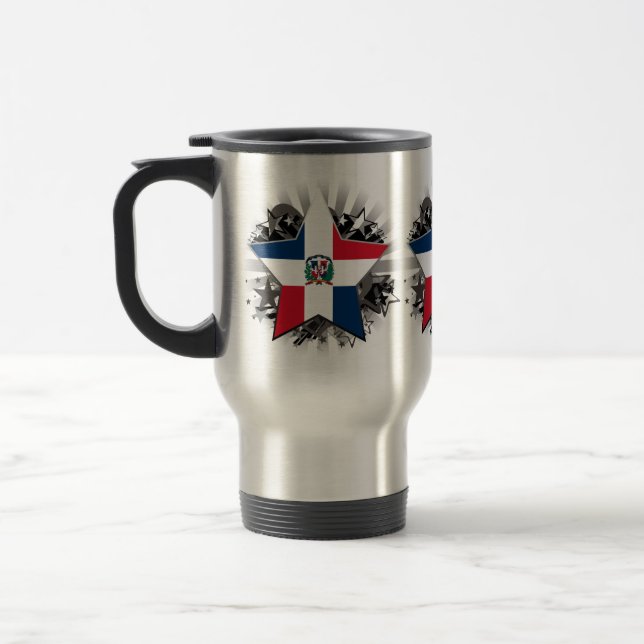 Caneca Térmica Estrela da República Dominicana (Esquerda)