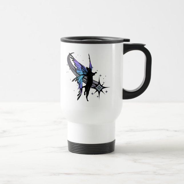 Caneca Térmica Estrela de Gato Cósmico (Direita)