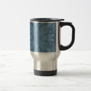 Caneca Térmica Estrelas de Natal Azul Moles #2