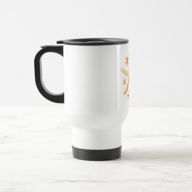 Caneca Térmica Estrelas-do-mar e as Pequenas (Esquerda)