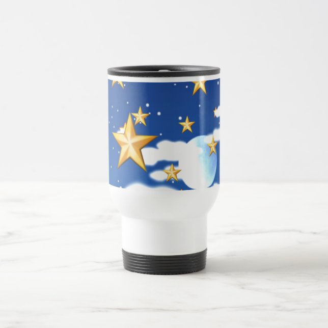Caneca Térmica Estrelas Douradas - (Centro)