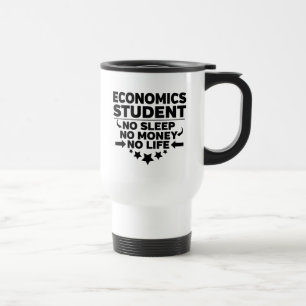 Caneca Térmica Estudante De Economia Sem Dormir Sem Dinheiro Sem 