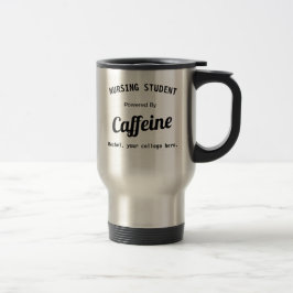 Caneca Térmica Estudante de Enfermagem Personalizado Energizado p