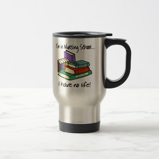 Caneca Térmica Estudante dos cuidados (Direita)