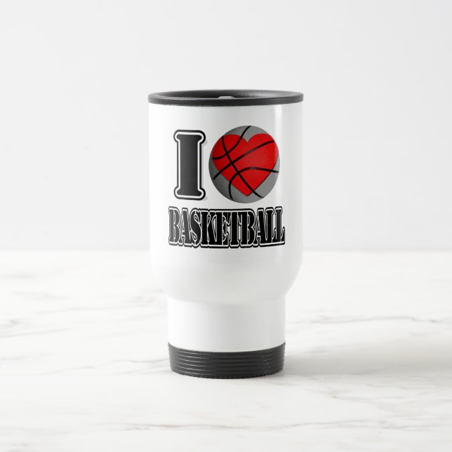 Caneca Térmica Eu adoro basquete - Mugs (Centro)