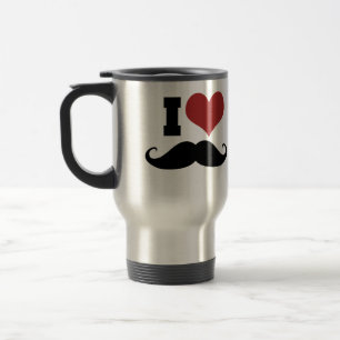 Caneca Térmica Eu Adoro bigode