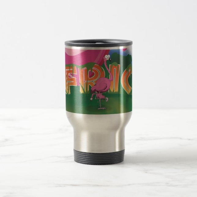 Caneca Térmica Eu Amo a África (Centro)