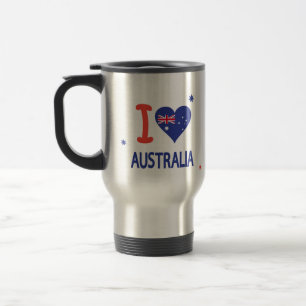 Caneca Térmica "EU AMO AUSTRÁLIA" Austrália dia o 26 de janeiro