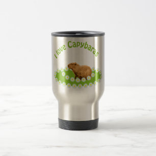 Caneca Térmica Eu amo Capybaras