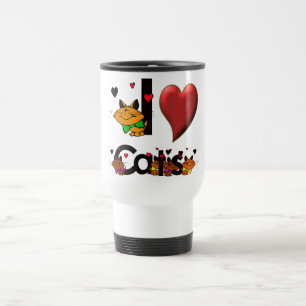 Caneca Térmica Eu amo gatos