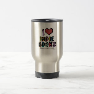 Caneca Térmica Eu amo livros Indie