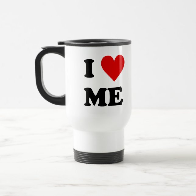 Caneca Térmica Eu amo-me coração (Esquerda)