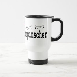 Caneca Térmica Eu Amo Meu Affenpinscher